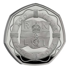 2024 RNLI 50p Coin TAKEN FROM A PROOF SET of coins RARE ROYAL MINT