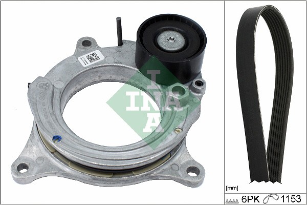 INA 529 0566 10 V-Rippenriemen Satz FüR BMW-image