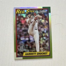 Topps 2024 Chrome Update Garrett Crochet Red Sox 35th Anniversary #90CU-11