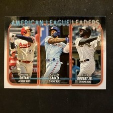 2024 Topps - #179 - AL Leaders - Ohtani,  Garcia,  Robert Jr.