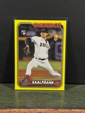 2024 Topps #406 Andrew Saalfrank Yellow