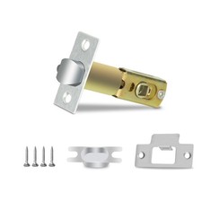 Entry Door Lock Latch Deadlatch Bolt deadbolt Latch Adjustable 2-3/8" or 2-3/...