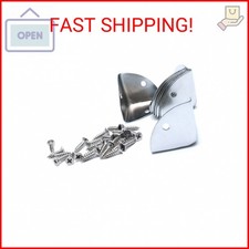 Corner Edge Safety Bumpers Mcredy 1.3" Side Length Metal Edge Guard Solid Corner