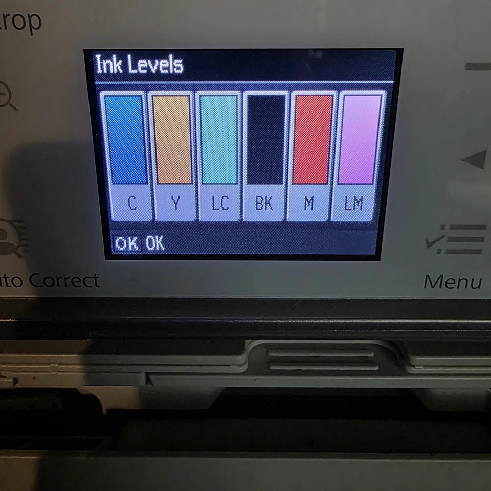 Epson Artisan 725 Color Inkjet Printer DVD/CD Tray Printer W/ New Ink - Tested - Image 2 of 4