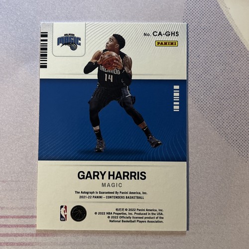 2021-22 Panini Contenders Autographs #26 Gary Harris Auto /10 - Picture 3 of 3