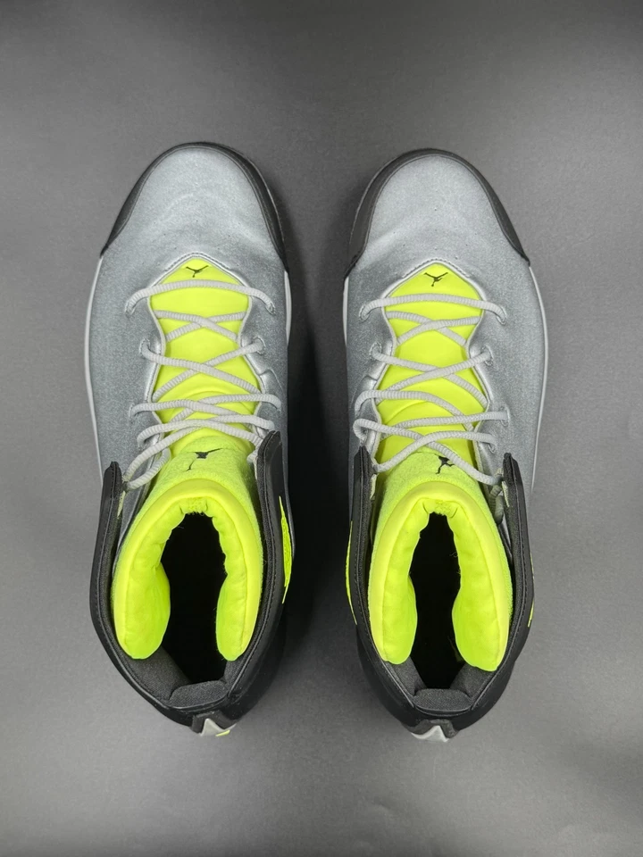 Size 11.5 - Jordan Melo 1.5 Wolf Grey Volt Ice - Image 3 of 4