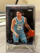 2025-26 Topps Chrome - KJ Simpson Jr. #45