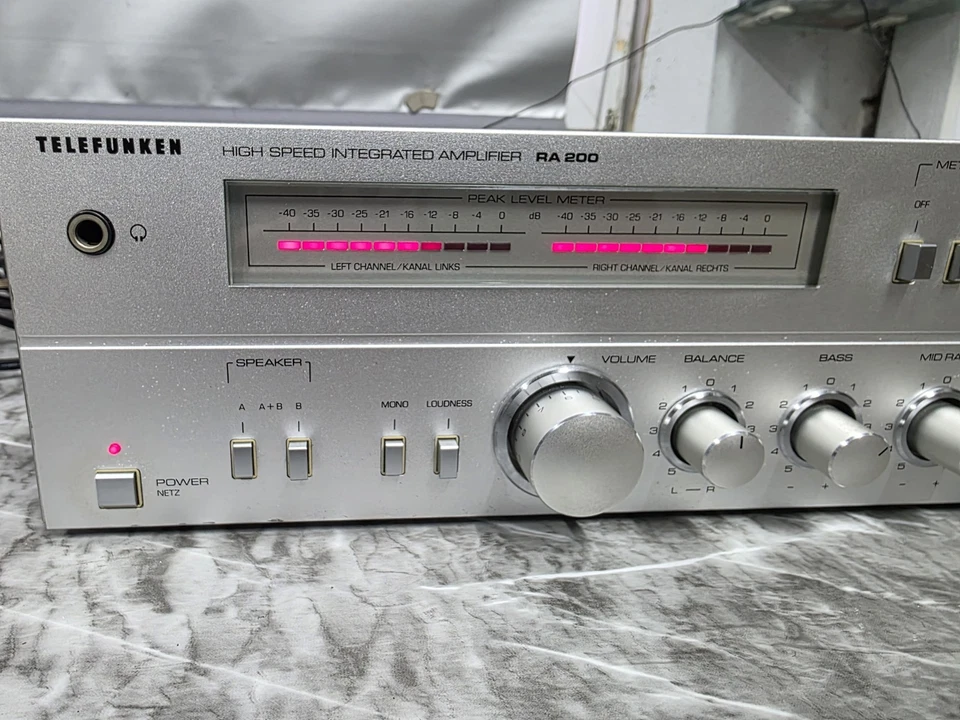 Telefunken Vintage High Speed integrated Verstärker Amplifier RA 200 - Bild 2 von 4