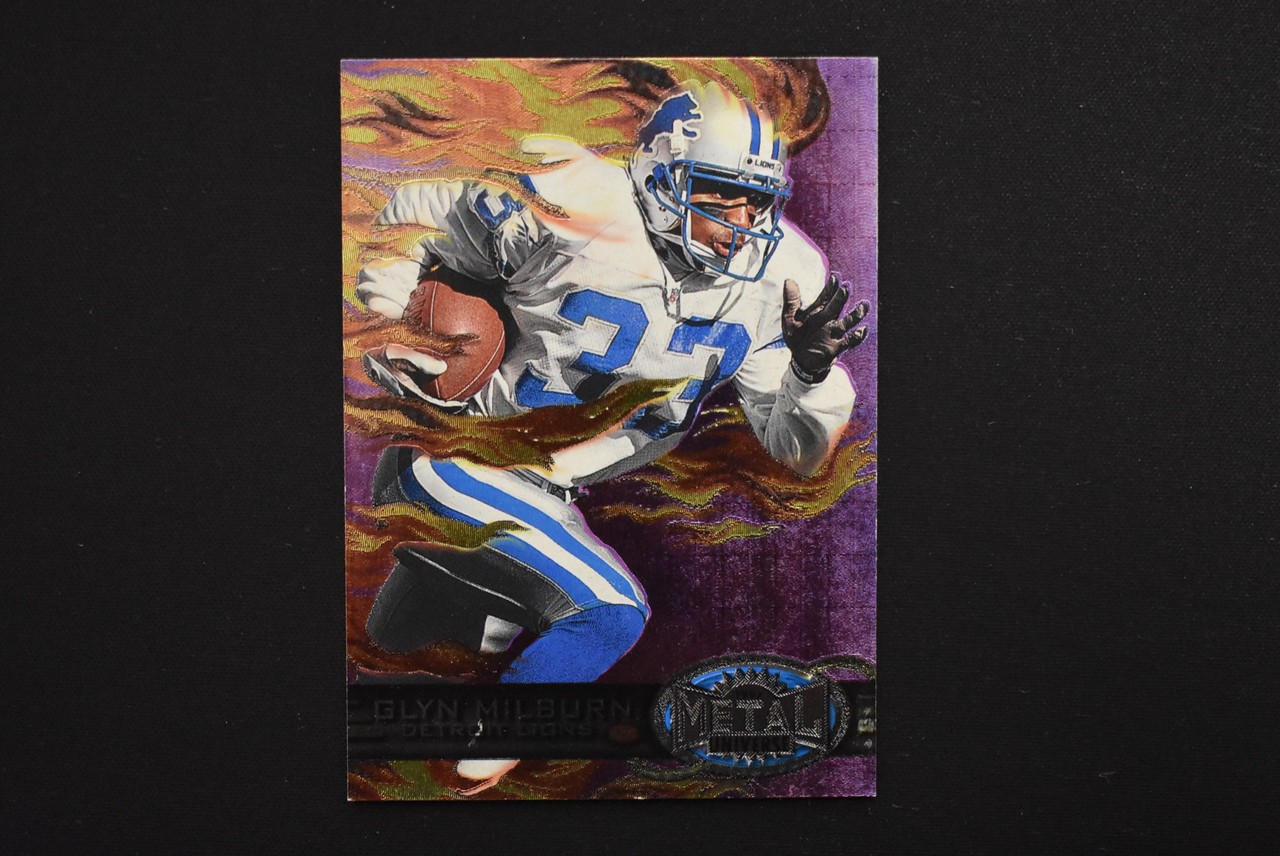 Glyn Milburn 1997 SkyBox Metal Universe #119 Detroit Lions
