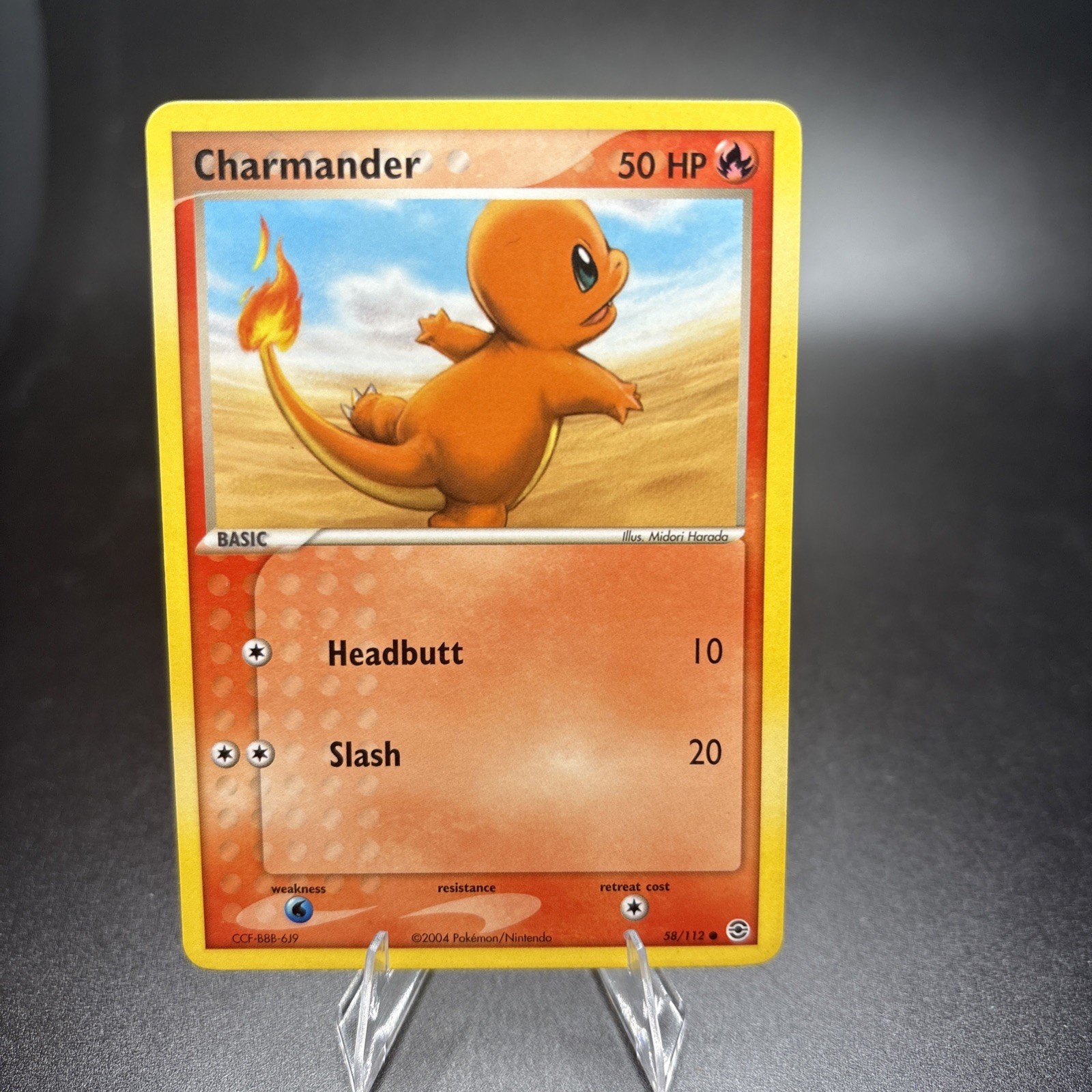 Charmander 58/112 Common FireRed & LeafGreen Pokémon Card Near Mint NM -j
