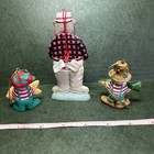 Lot Is 3  Fisherman Tree Ornaments  - Fishing Fish Theme — photo 2