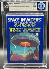 Space Invaders Atari 2600 Blue Box Sealed Brand New WATA 9.4 A+ Graded
