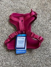 Top Paw  Neoprene Comfort Dog Harness Deep Pink  Size S