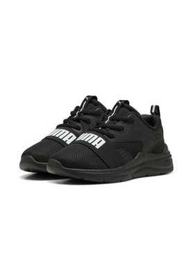 PUMA Soft Wired 2 PS Kinder Sneaker Schuhe Unisex 401506 01 schwarz