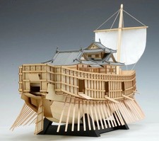 Woody Joe 1/100 Scale Atakebune Ship Wooden Model Japanese Warship Assembly Kit