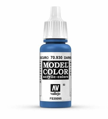 Vallejo Dark Blue Model Color 17ml Acrylic Paint 70.93