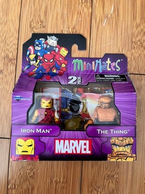 Marvel Avengers Minimates Serie Iron Man & The Sache Mini Toy Actionfigur Set