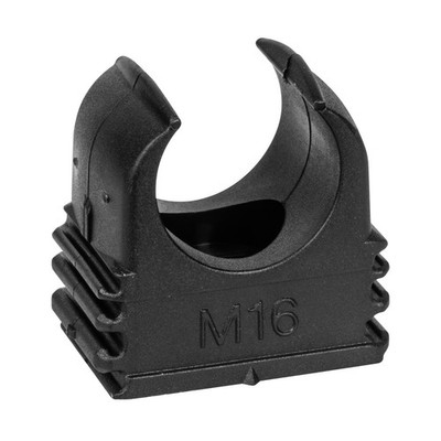 100 Stück Quick Reihenklemmschelle für Kunststoff-Panzerrohre M16 Schwarz - OBO
