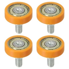 PATIKIL 22mm Drawer Rollers, 4 Pack Plastic Drawer Pulley Replacement Wheels ...
