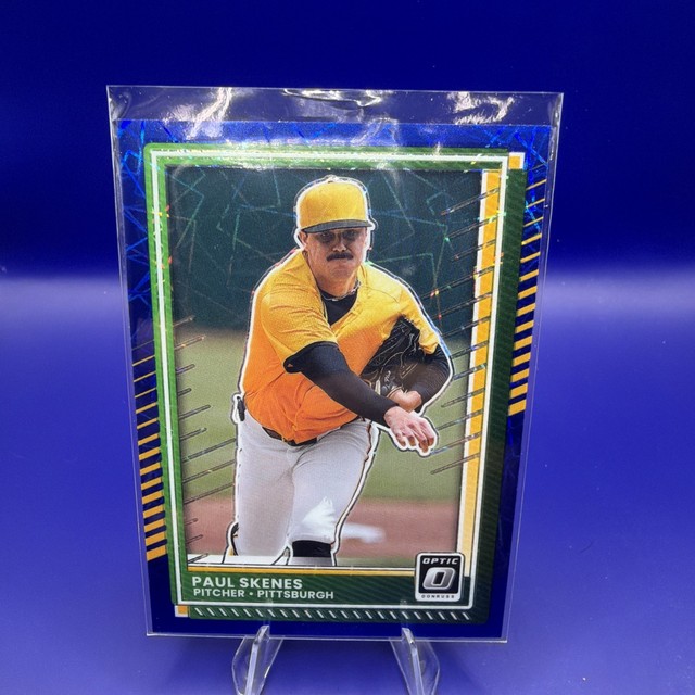 2025 Panini Donruss - Optic Paul Skenes #29 Blue Velocity Prizm
