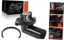 Engine Coolant Thermostat Housing Assembly Compatible with Chrysler 300 Dodge