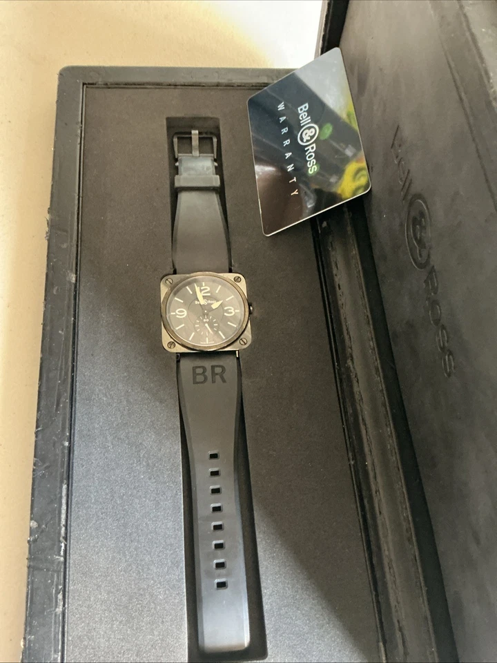 Preloved Bell & Ross BR S Black Ceramic 39mm Limited Edition Quartz Watch - Image 2 of 4