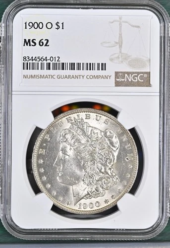 1900-O Morgan Dollar NGC Certified MS62