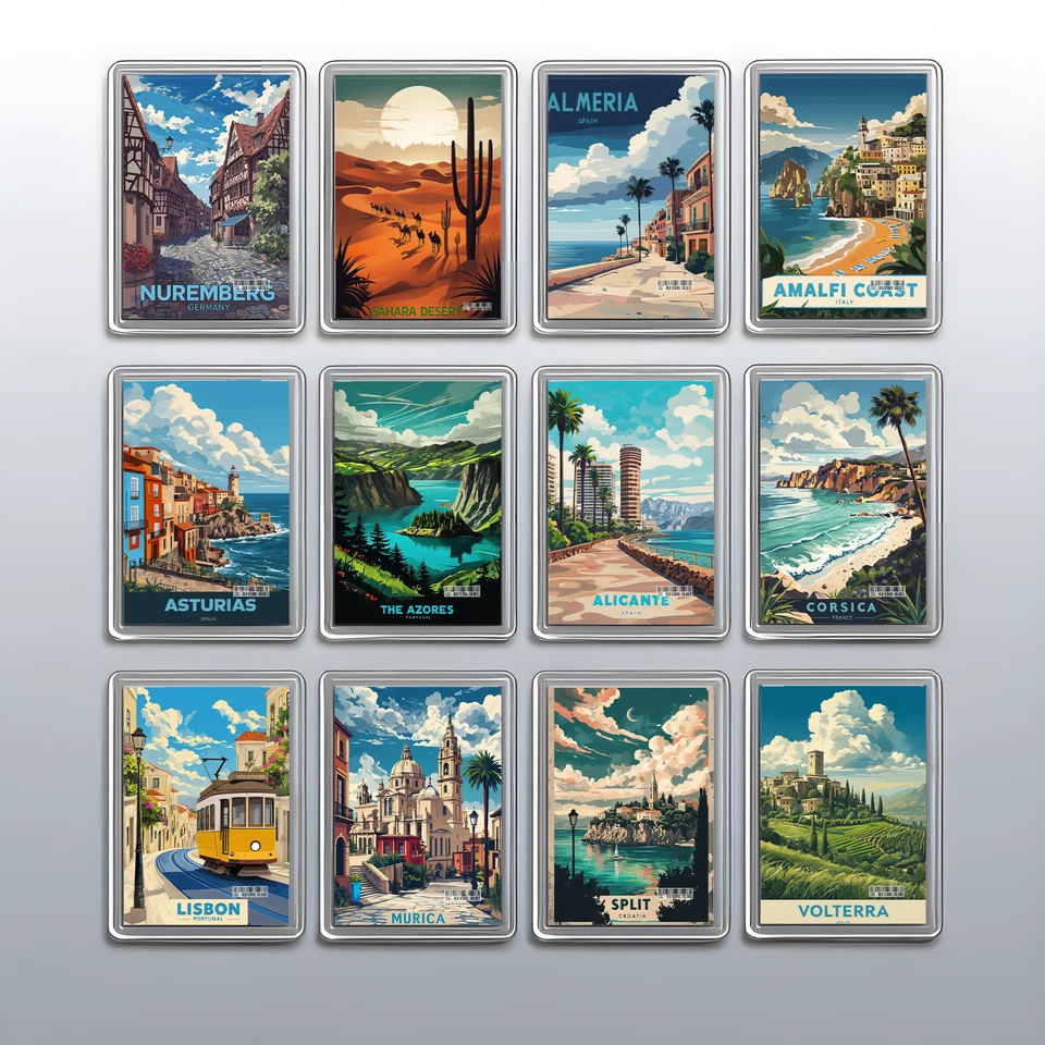 2517-OSS MANCHESTER STUDIO Acrylic Travel City Holiday Fridge Magnet –Souvenir Gift Refrigerator Decoration