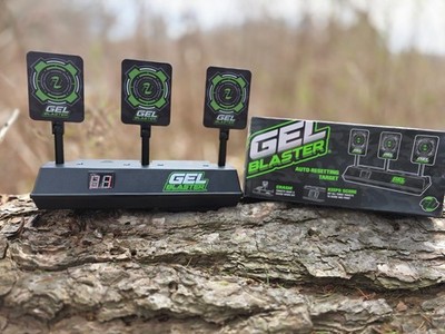 Gel Blaster Auto Resetting Target for Gel Blaster Toy Blasters Black