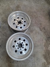 Weld 4 Lug Draglite 15 X 8 Racing Wheels Dual Bolt Patten 4-14 4-12 Pair Weld 4 Lug Draglite 15 X 8 Racing Wheels Dual Bolt Patten 4-14 4-12 Pair