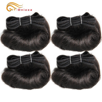 Brazilian Curly Hair Weave Bundles 100% Human Hair 4 Bundles Afro 1B 30 Burgundy