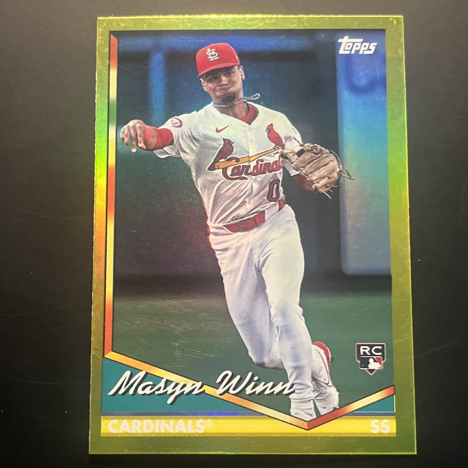 2024 Topps Archives - 1994 Topps Masyn Winn #204 Yellow Foilboard (RC)