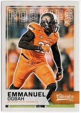 2016 Panini Classics Emmanuel Ogbah Rookie Card RC #202 Browns. rookie card picture