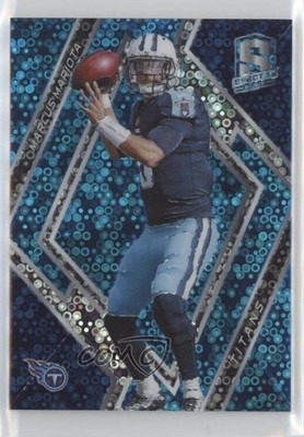 2018 Panini Spectra Neon Blue Prizm /75 Marcus Mariota #114 0t2