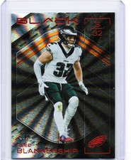 2025 Panini Black Reed Blankenship Orange 09/30 - Philadelphia Eagles