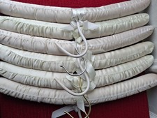 Satin Padded Hangers Lot Of 6 Ivory