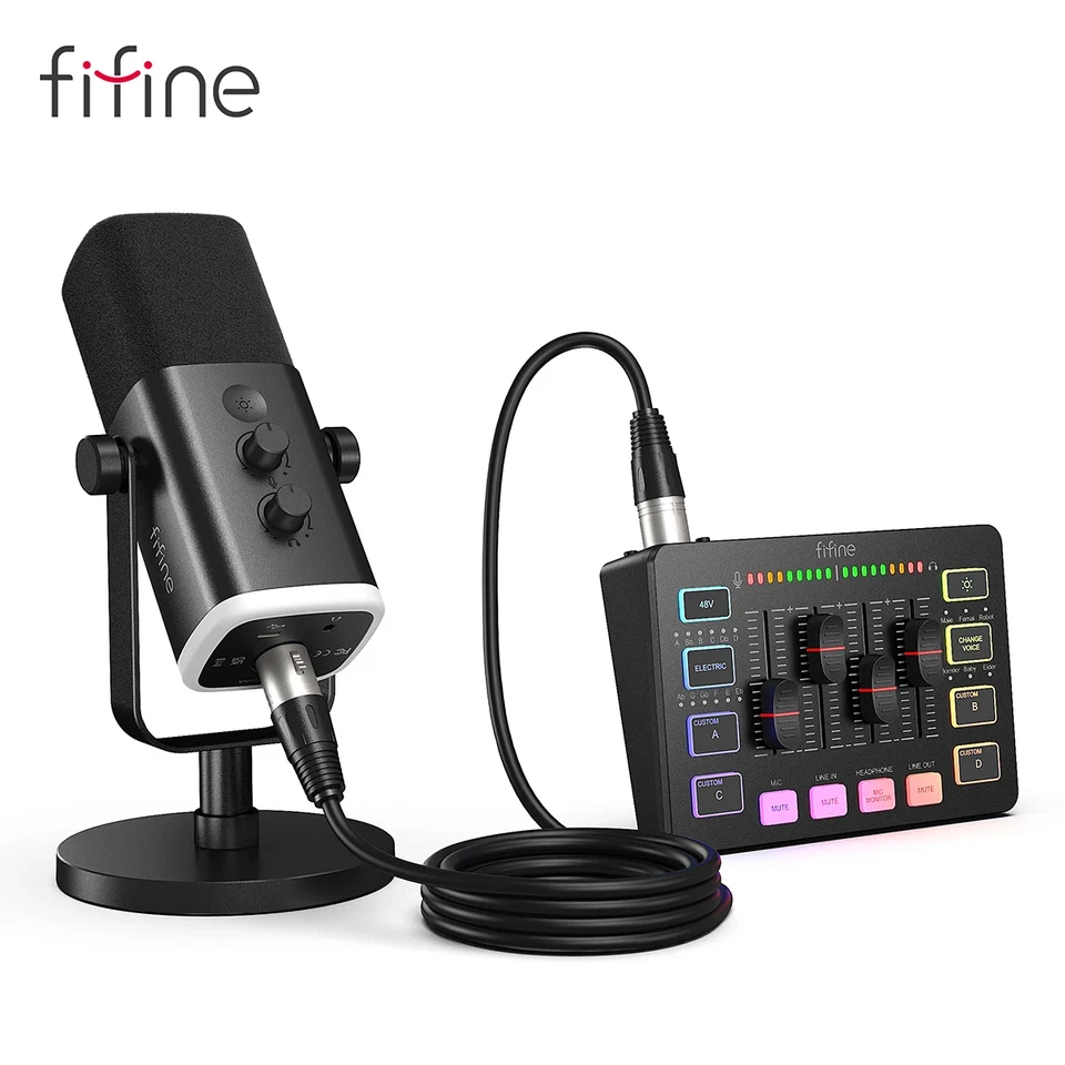 Gaming Audio Set Microphone/Mixer/Headset for Streaming Podcasting,Podcast Set f - Image 2 of 4