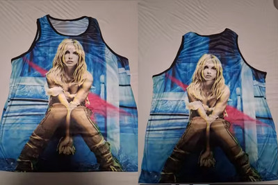Britney Spears 3D Printed Tank Tops R680