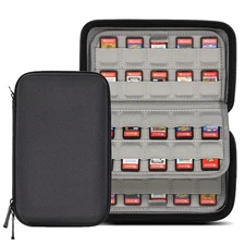 80 Game Card Holder Storage Cloth Case for Nintendo Switch SD Cards Cartridge