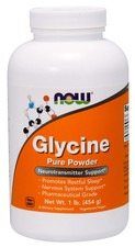 NOW Supplements - Glycine Pure Powder 1 lb 454 g