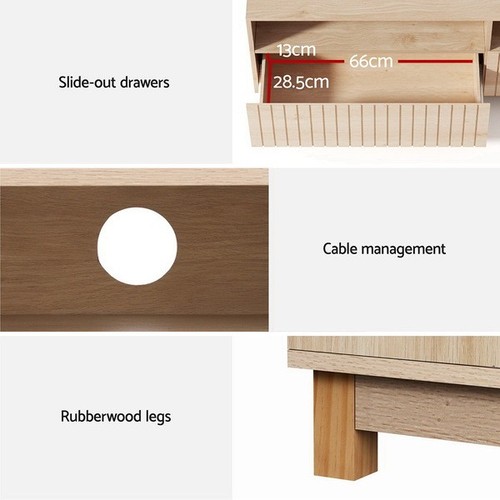 Tv Cabinet Entertainment Unit Stand 150Cm - Picture 6 of 8