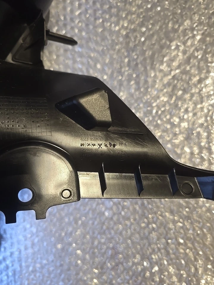 BMW S1000RR 2019-2025 carenado delantero cabina paneles laterales OEM negro Foto 4 de 4