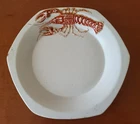 Antique Kuznetsov Porcelain Figural Lobster Crayfish Plate Russian Empire c1890
