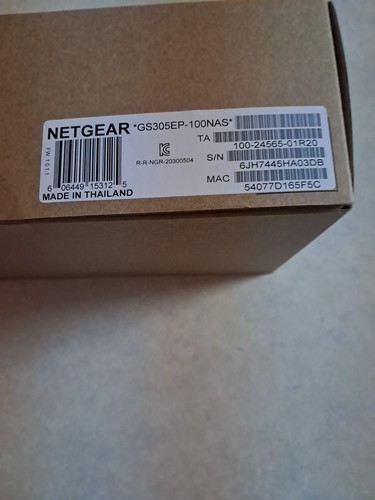 Conmutador Netgear GS305EP-100NAS 5 puertos Gigabit Ethernet Plus (administrado) 63 W - Imagen 4 de 6