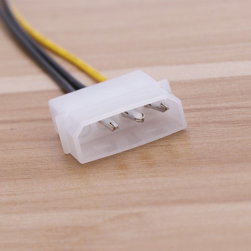 3pcs 4-Pin to 3-Pin PC Computer Case Fan Splitter Extension Cord Power - Afbeelding 7 van 12