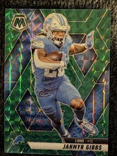 2025 Panini Mosaic - Jahmyr Gibbs #103 Green Mosaic Prizm