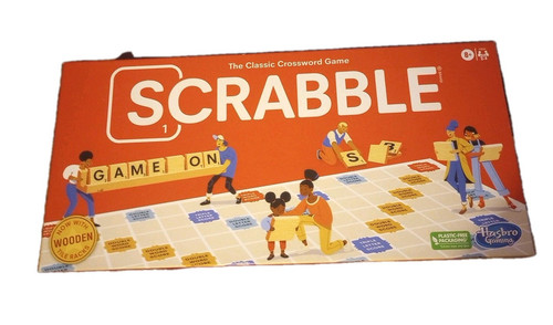 NEW Scrabble Board Game, Classic Word Game For Kids Ages 8 & Up Fun Family Game