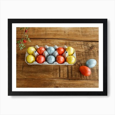 Easter Eggs 662 Art Print Framed Wall Art Poster Canvas Print Picture