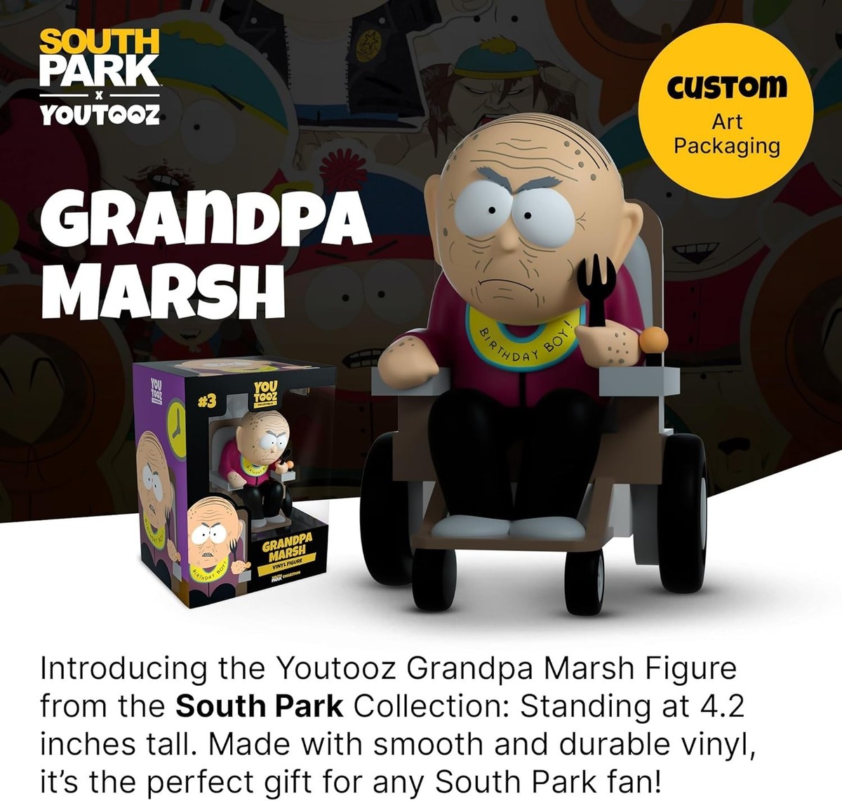 【激レア】サウスパーク マーヴィン・マーシュ Youtoozフィギュア Youtooz South Park Grandpa Marsh 4.2'' Inch Vinyl Figure #3 | eBay