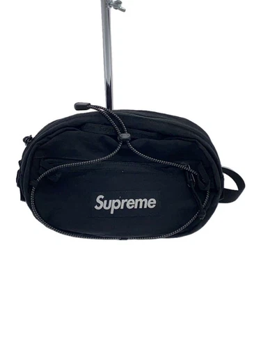 Sac taille suprême 20AW sensation d'utilisation nylon noir uni occasion